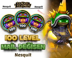 100 LEVEL | MAİL DEĞİŞEN |  HESAPLAR | +7300 SATIŞ