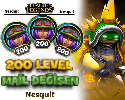200 LEVEL | MAİL DEĞİŞEN |  HESAPLAR | +7300 SATIŞ