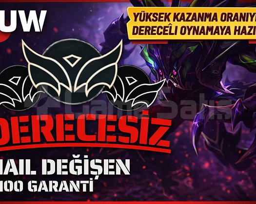 EUW / +30 LVL + DERECELİ HAZIR - ESKİ HESAP + UCUZ