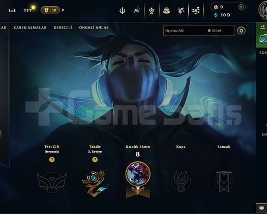 EUW UNRANKED DERECELİ HAZIR FRESH YASUO KOSTÜMLÜ