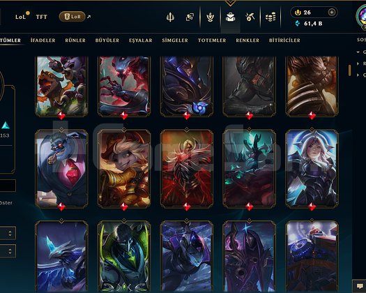252 LEVEL / 536 SKİN / FUL HERO +MAİL +13K SATIŞ