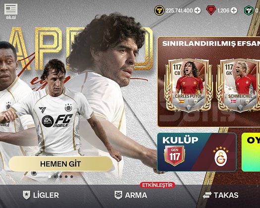 Fc mobile 117 gen efsanevi 3 kadro