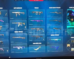 5 bıçak 7 vandal 4 phantom skin kapalı beta hesabı