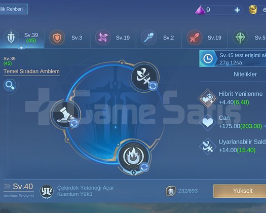 MOBİLE LEGENDS EPİK 65 KA SP TEK BAĞ TEMİZ HESAP