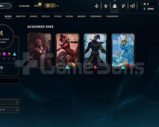 EUW Unranked | 4 Kostüm - 28 Hero | LoL Hesap