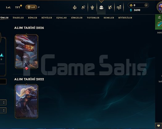 EUW UNRANKED HAZIR TEMİZ HESAP 2 SKIN