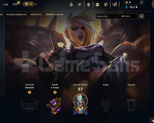 TR UNRANKED HAZIR FRESH HANDMADE 4 SKIN
