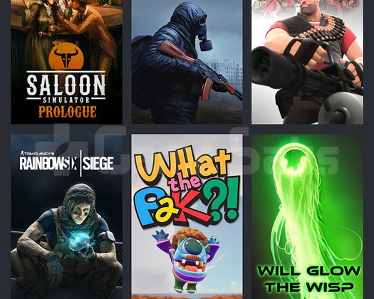 32 oyunlu Steam hesabı