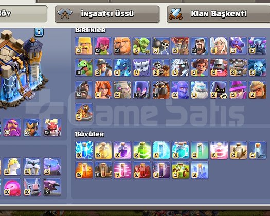 Clash Of Clans Ful Köy Hesap Satılıktır Kaçırma