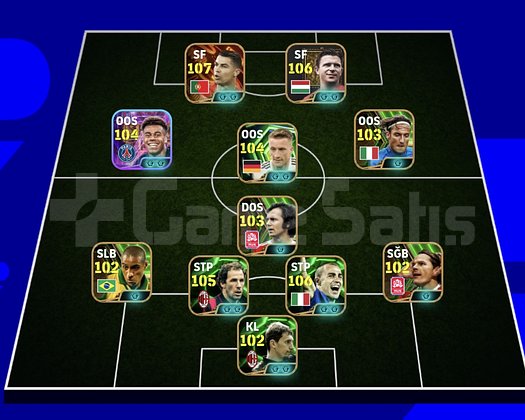 KG 3230 RONALDO+REUS+PUSCAS+DOUE+TOTTİ+MESSİ