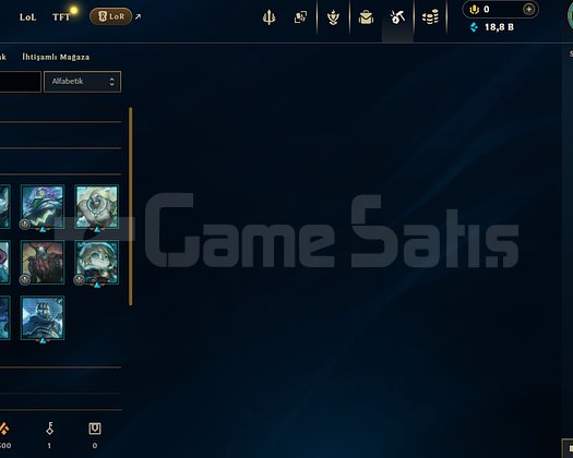 EUW GOLD 4 HANDMADE 11 SKİN 18.8K MÖ