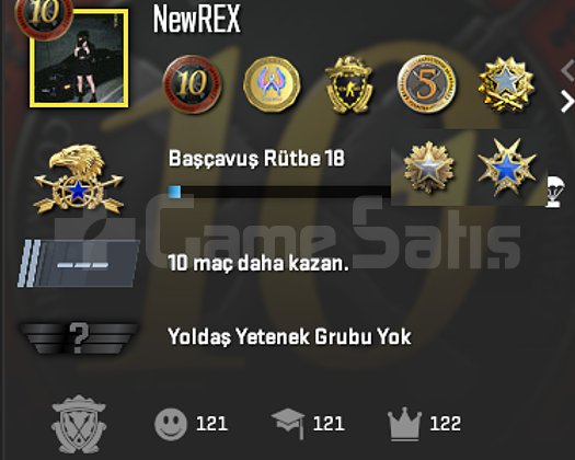 7 NADİR MADALYALI MAİNLİK + FACEIT