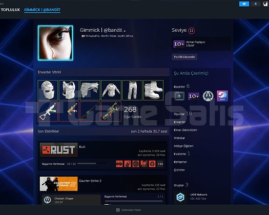 6 K Saatli RUST Whiteout Set Cs Seçkin KELEPİR