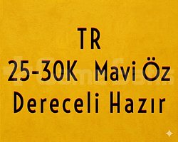 TR 25-30K ÖZ | DERECELİ HAZIR | MAİL DEĞİŞEN