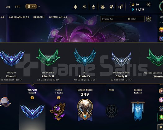 TR Dia 2 hesap 24 kostümlü tertemiz mmr