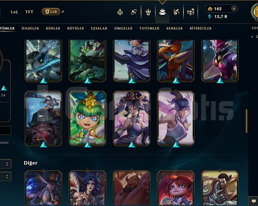 117 LEVEL / 70 SKİN / 132 HERO +MAİL +13K SATIŞ