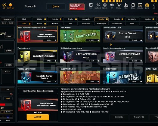 31K Materyalli 58 Seviye Zula Hesabı