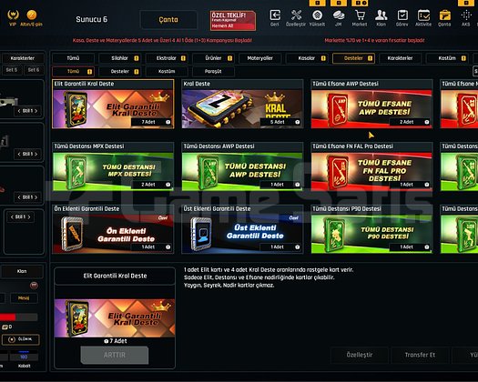 31K Materyalli 58 Seviye Zula Hesabı