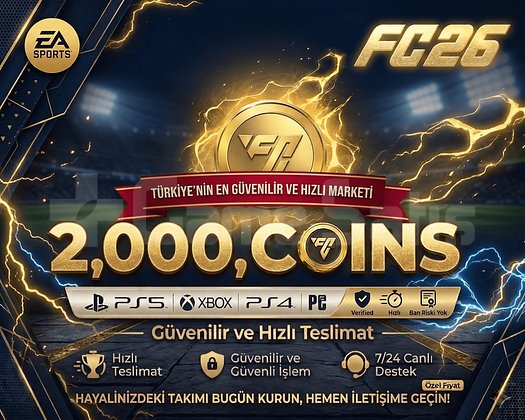 EA FC 26 - 2 MİLYON COINS - Comfort Trade