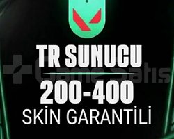 Valorant 200-400 Skin Garantili Random Hesap