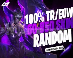 TR 100 50-850 SKİN GARANTİLİ RANDOM