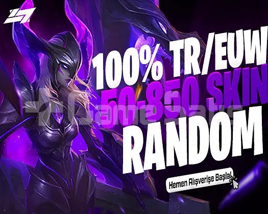 TR 100 50-850 SKİN GARANTİLİ RANDOM