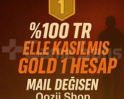 TR + GOLD 1 + MAİL DEĞİŞEN +DÜŞÜK MMR  !