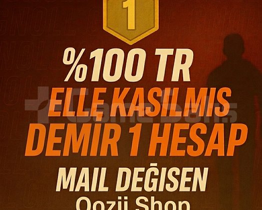 TR + DEMİR 1 + MAİL DEĞİŞEN +DÜŞÜK MMR  !