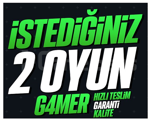 İSTEDİĞİNİZ 2 OYUN + KORUMA +HIZLI TESLİM +GARANTİ