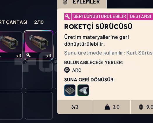 ROKETÇİ SÜRÜCÜ x6