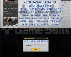 10 SV İSİM AKTİF KLAN SERİ TESLİMAT NOKTASI