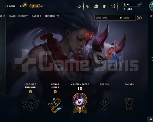 EUW Unranked | 8 Kostüm - 37 Hero | LoL Hesap
