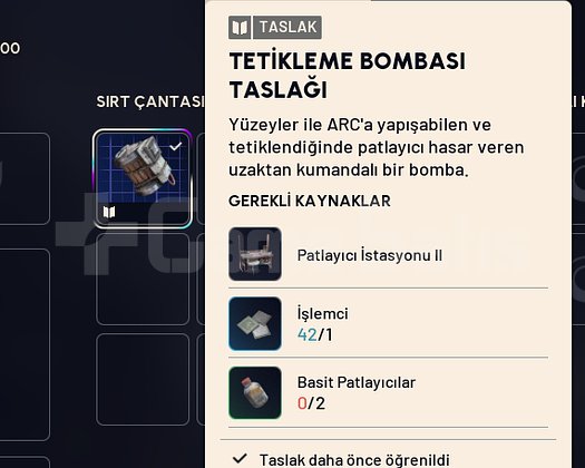 Tetikleme bombası taslağı