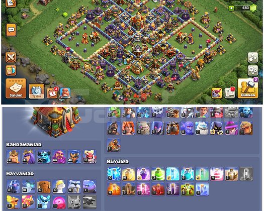 TH16COC |  173 LEVEL | ÜCRETSİZ İSİM HAKLI !!