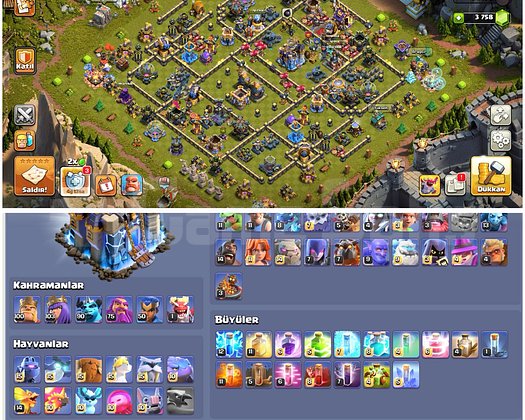 TH18COC |  240 LEVEL | TH17 MAXTAN GEÇME KÖY