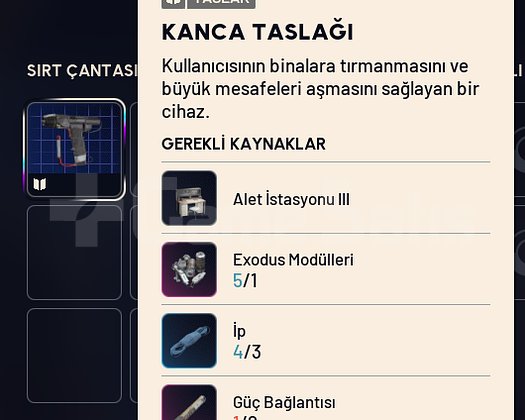 KANCA BLUEPRİNT