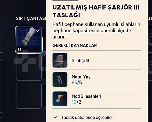 UZATILMIŞ HAFİF ŞARJÖR 3