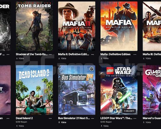Steam Epic Dolu Hesap | LEGO + Guardians+ GTA 5