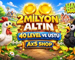 +40 Level 2 Milyon Altın ANINDA TESLİMAT