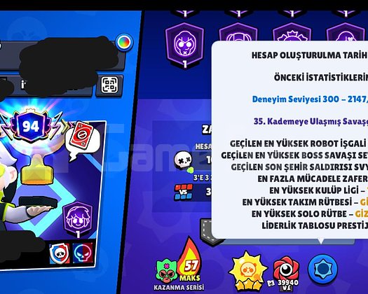 Nadir Kalan Hesaplardan Brawl Stars