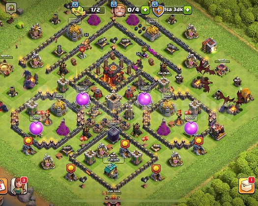 ACİL SATILIK TH10 CLASH OF CLANS HESABI | DÜZEN