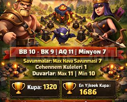 ACİL SATILIK TH10 CLASH OF CLANS HESABI | DÜZEN