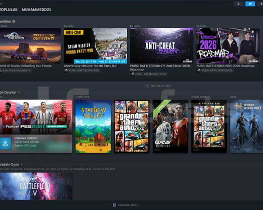 GTA V + The Witcher 3 + BF1 & BF5  14 Oyunlu Hesap