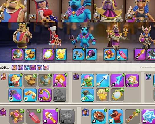 TH18 PRESTİJLİ+EFSANE EKİPMAN BAĞIMLISI HESAP