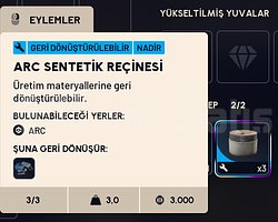 ARC SENTETİK REÇİNESİ x4