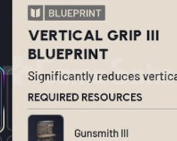 Vertical Grip III Blueprint - Dikey Kabza III Plan