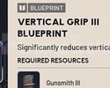 Vertical Grip III Blueprint - Dikey Kabza III Plan