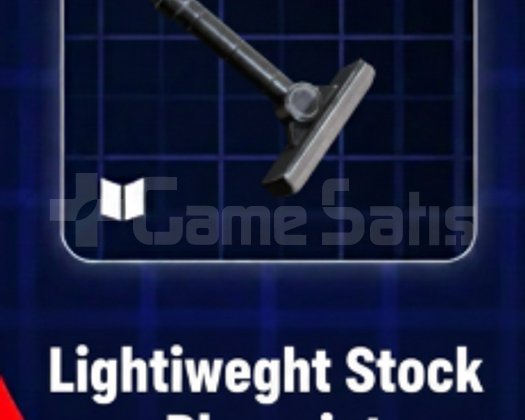 Lightweight Stock Blueprint - Hafif Dipçik Planı