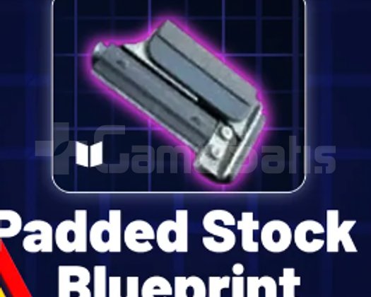 Padded Stock Blueprint - Yastıklı Dipçik Planı