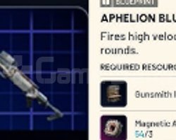 Aphelion Blueprint - Aphelion Planı